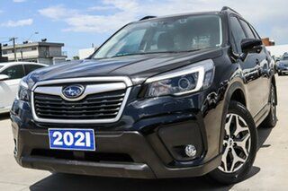 2021 Subaru Forester S5 MY21 2.5i-L CVT AWD Black 7 Speed Constant Variable Wagon.