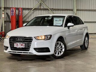 2013 Audi A3 8V Attraction Sportback S Tronic White 7 Speed Sports Automatic Dual Clutch Hatchback