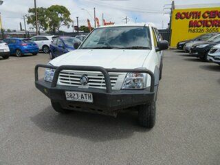 2003 Holden Rodeo White 5 Speed Manual Dual Cab.