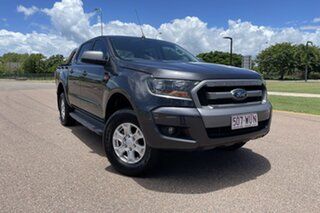 2016 Ford Ranger PX MkII XLS Double Cab Meteor Grey 6 Speed Sports Automatic Utility
