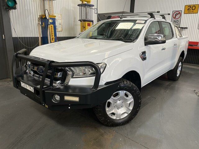 Used Ford Ranger PX MkII MY18 XLT 3.2 (4x4) McGraths Hill, 2018 Ford Ranger PX MkII MY18 XLT 3.2 (4x4) White 6 Speed Automatic Double Cab Pick Up