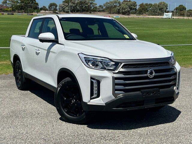 New Ssangyong Musso Q250 MY23 Ultimate Luxury Crew Cab Christies Beach, 2023 Ssangyong Musso Q250 MY23 Ultimate Luxury Crew Cab White 6 Speed Sports Automatic Utility