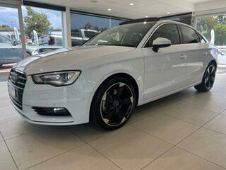 2014 Audi A3 8V MY14 Ambition S Tronic Quattro White 6 Speed Sports Automatic Dual Clutch Sedan.