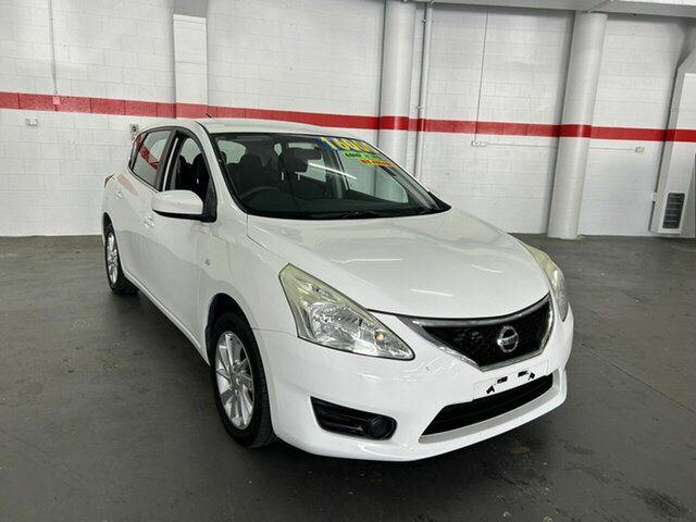 Used Nissan Pulsar C12 ST Clontarf, 2014 Nissan Pulsar C12 ST White 1 Speed Constant Variable Hatchback
