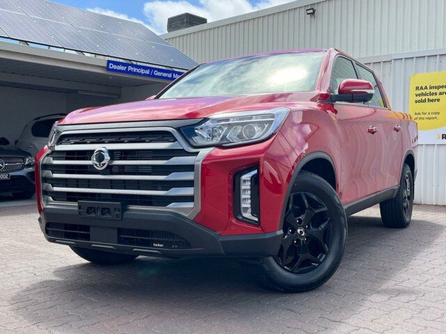 New Ssangyong Musso Q261 MY24 Ultimate Luxury Crew Cab Christies Beach, 2023 Ssangyong Musso Q261 MY24 Ultimate Luxury Crew Cab Red 6 Speed Sports Automatic Utility