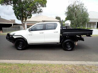 2016 Toyota Hilux GUN126R SR (4x4) White 6 Speed Automatic Dual Cab Chassis
