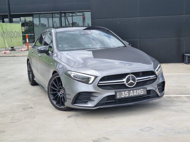Used Mercedes-Benz A-Class V177 801+051MY A35 AMG SPEEDSHIFT DCT 4MATIC Liverpool, 2020 Mercedes-Benz A-Class V177 801+051MY A35 AMG SPEEDSHIFT DCT 4MATIC Grey 7 Speed
