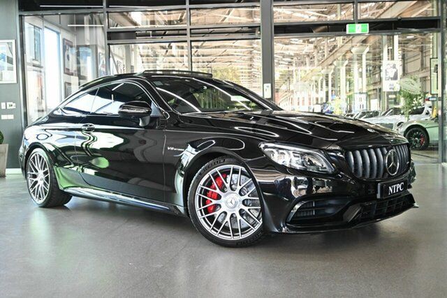 Used Mercedes-Benz C-Class C205 802MY C63 AMG SPEEDSHIFT MCT S North Melbourne, 2021 Mercedes-Benz C-Class C205 802MY C63 AMG SPEEDSHIFT MCT S Black 9 Speed Sports Automatic Coupe