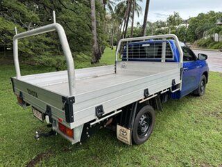 2021 Toyota Hilux TGN121R Workmate 4x2 Nebula Blue 5 Speed Manual Cab Chassis
