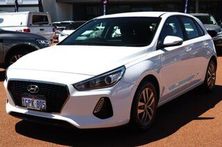 2018 Hyundai i30 PD MY18 Active D-CT White 7 Speed Sports Automatic Dual Clutch Hatchback.