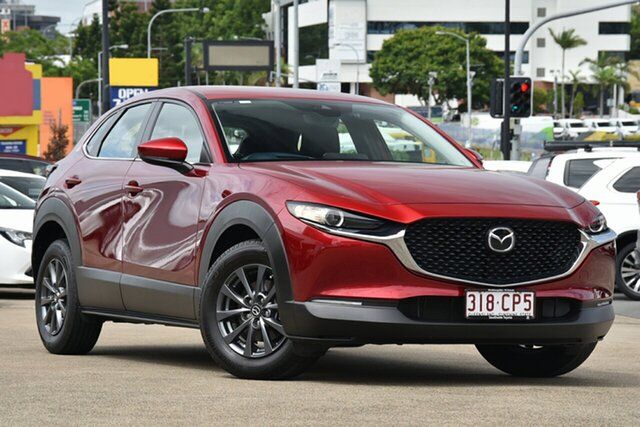 Pre-Owned Mazda CX-30 DM2W7A G20 SKYACTIV-Drive Pure Woolloongabba, 2021 Mazda CX-30 DM2W7A G20 SKYACTIV-Drive Pure Red 6 Speed Sports Automatic Wagon