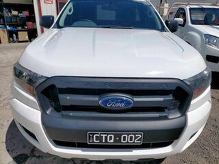 2017 Ford Ranger PX MkII MY18 XL 2.2 (4x2) White 6 Speed Manual Cab Chassis.
