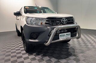 2018 Toyota Hilux GUN125R Workmate Double Cab Glacier White 6 speed Automatic Utility