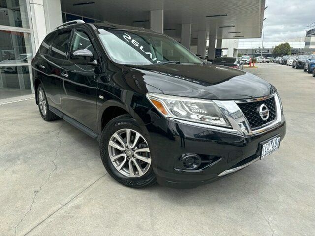 Used Nissan Pathfinder R52 MY14 ST X-tronic 2WD Ravenhall, 2014 Nissan Pathfinder R52 MY14 ST X-tronic 2WD Black 1 Speed Constant Variable Wagon