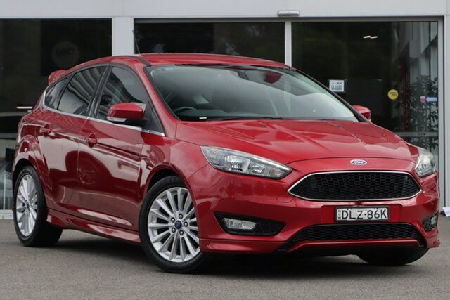 Used Ford Focus LZ Sport Sutherland, 2016 Ford Focus LZ Sport Red 6 Speed Automatic Hatchback