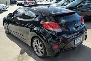 2015 Hyundai Veloster FS4 Series II SR Coupe D-CT Turbo Black 7 Speed Sports Automatic Dual Clutch