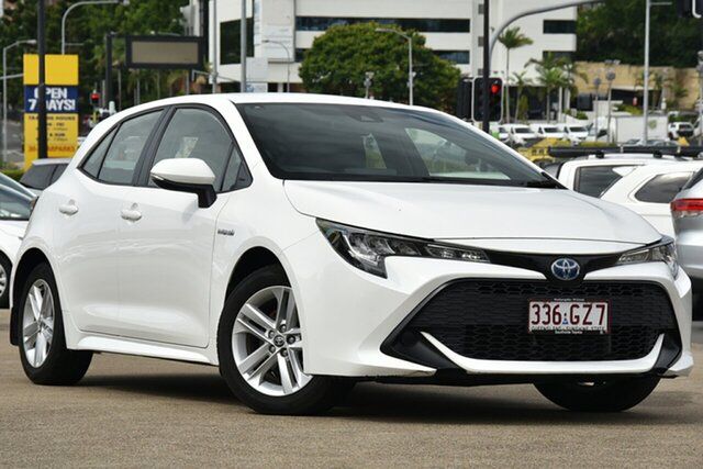 Pre-Owned Toyota Corolla ZWE211R Ascent Sport E-CVT Hybrid Woolloongabba, 2022 Toyota Corolla ZWE211R Ascent Sport E-CVT Hybrid Glacier White 10 Speed Constant Variable