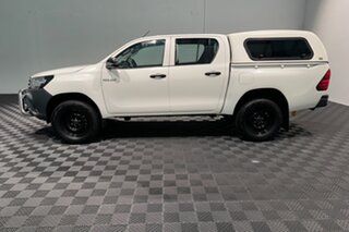 2018 Toyota Hilux GUN125R Workmate Double Cab Glacier White 6 speed Automatic Utility