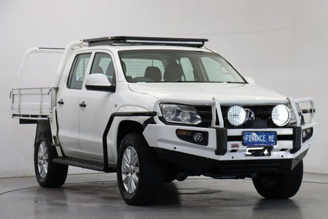 Used Volkswagen Amarok 2H MY13 TDI420 4Motion Perm Victoria Park, 2013 Volkswagen Amarok 2H MY13 TDI420 4Motion Perm White 8 Speed Automatic Utility