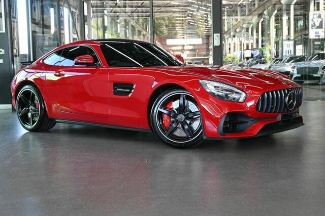 Used Mercedes-Benz AMG GT C190 809MY S SPEEDSHIFT DCT North Melbourne, 2018 Mercedes-Benz AMG GT C190 809MY S SPEEDSHIFT DCT Red 7 Speed Sports Automatic Dual Clutch Coupe