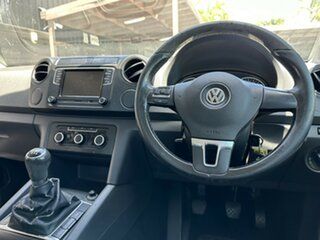 2013 Volkswagen Amarok 2H MY13 TDI400 4Mot Trendline White 6 Speed Manual Utility