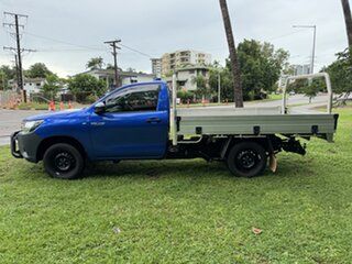 2021 Toyota Hilux TGN121R Workmate 4x2 Nebula Blue 5 Speed Manual Cab Chassis