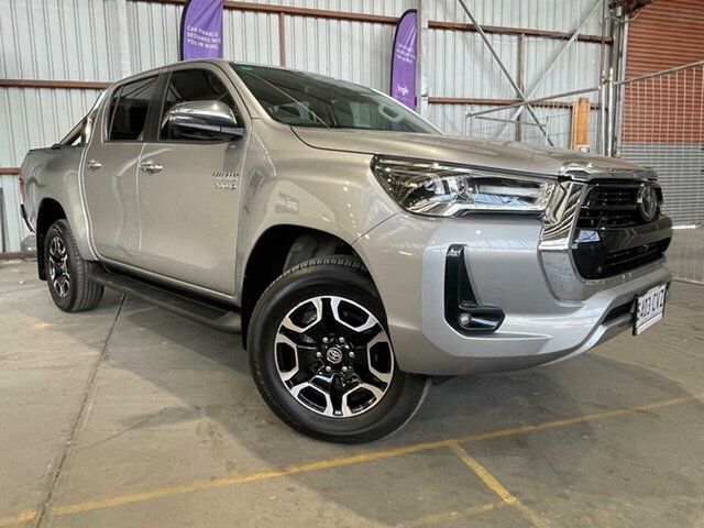 Used Toyota Hilux GUN126R SR5 Double Cab Hillcrest, 2023 Toyota Hilux GUN126R SR5 Double Cab Silver 6 Speed Sports Automatic Utility
