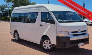2017 Toyota HiAce KDH223R Commuter High Roof Super LWB French Vanilla 4 Speed Automatic Bus.