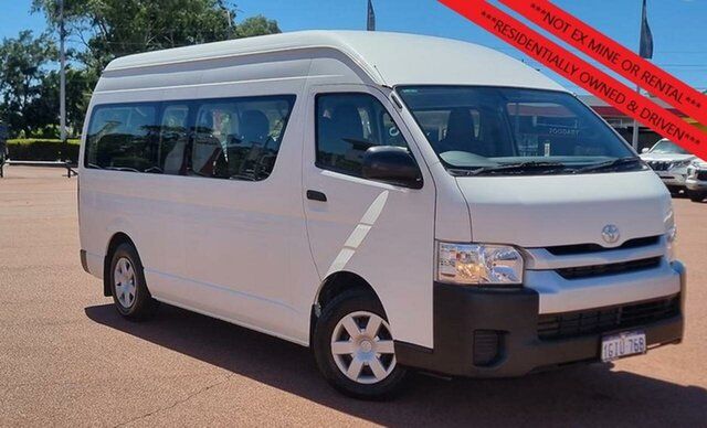 Pre-Owned Toyota HiAce KDH223R Commuter High Roof Super LWB Balcatta, 2017 Toyota HiAce KDH223R Commuter High Roof Super LWB French Vanilla 4 Speed Automatic Bus