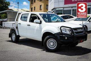 2017 Isuzu D-MAX MY17 SX Crew Cab White 6 Speed Sports Automatic Cab Chassis.