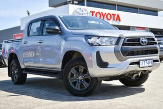 2023 Toyota Hilux GUN126R SR Double Cab Silver Sky 6 Speed Sports Automatic Utility.
