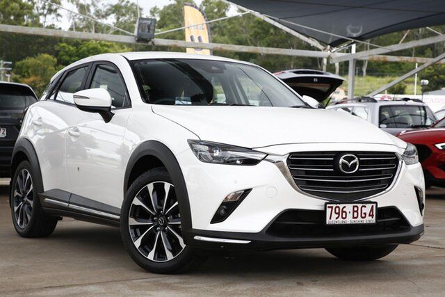 Used Mazda CX-3 DK2W7A sTouring SKYACTIV-Drive FWD Bundamba, 2021 Mazda CX-3 DK2W7A sTouring SKYACTIV-Drive FWD White 6 Speed Sports Automatic Wagon
