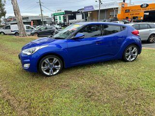 2014 Hyundai Veloster FS4 Series II Coupe D-CT Blue 6 Speed Sports Automatic Dual Clutch Hatchback