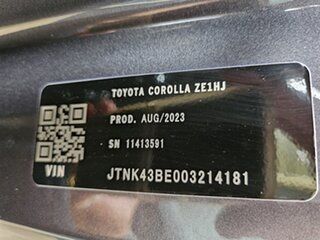 2023 Toyota Corolla Mzea12R Ascent Sport Grey Metallic Continuous Variable Hatchback