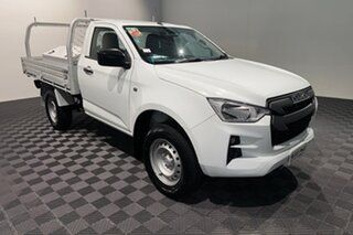 2020 Isuzu D-MAX RG MY21 SX 4x2 High Ride White 6 speed Automatic Cab Chassis.