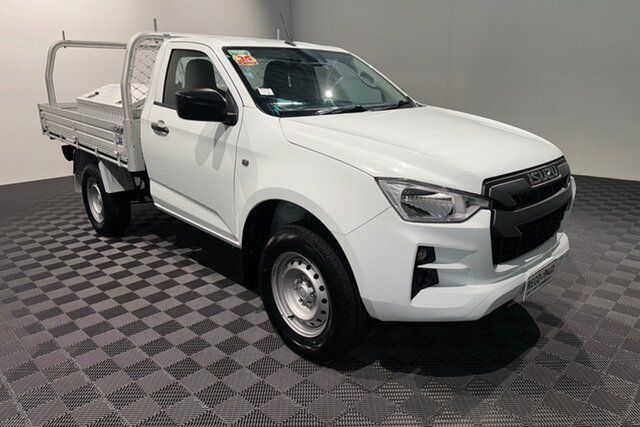 Used Isuzu D-MAX RG MY21 SX 4x2 High Ride Acacia Ridge, 2020 Isuzu D-MAX RG MY21 SX 4x2 High Ride White 6 speed Automatic Cab Chassis