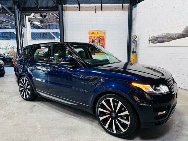 Used Land Rover Range Rover Sport L494 MY15 HSE Port Melbourne, 2014 Land Rover Range Rover Sport L494 MY15 HSE Blue 8 Speed Sports Automatic Wagon