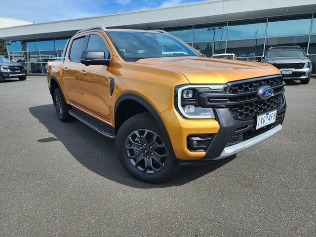 Used Ford Ranger PY 2022MY Wildtrak Essendon Fields, 2022 Ford Ranger PY 2022MY Wildtrak Yellow 10 Speed Sports Automatic Double Cab Pick Up