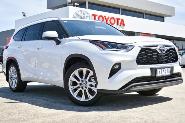 Pre-Owned Toyota Kluger Txua70R Grande 2WD Preston, 2023 Toyota Kluger Txua70R Grande 2WD Frosted White 8 Speed Sports Automatic Wagon
