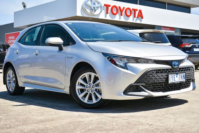 Pre-Owned Toyota Corolla ZWE219R Ascent Sport E-CVT Hybrid Preston, 2023 Toyota Corolla ZWE219R Ascent Sport E-CVT Hybrid Silver Pearl 10 Speed Constant Variable