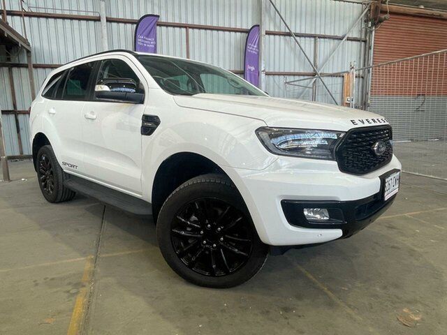 Used Ford Everest UA II 2021.75MY Sport Hillcrest, 2022 Ford Everest UA II 2021.75MY Sport White 10 Speed Sports Automatic SUV