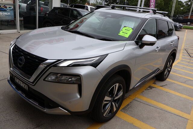 Used Nissan X-Trail T32 MY22 Ti X-tronic 4WD East Maitland, 2022 Nissan X-Trail T32 MY22 Ti X-tronic 4WD Silver 7 Speed Constant Variable Wagon
