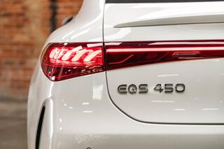 2023 Mercedes-Benz EQS V297 804MY EQS450 Sedan 4MATIC Polar White 1 Speed Reduction Gear Liftback