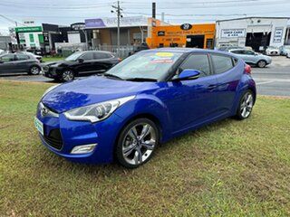 2014 Hyundai Veloster FS4 Series II Coupe D-CT Blue 6 Speed Sports Automatic Dual Clutch Hatchback.