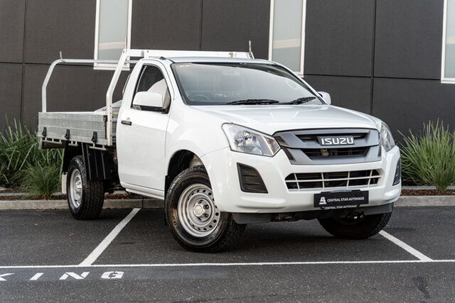 Used Isuzu D-MAX MY19 SX 4x2 High Ride Narre Warren, 2019 Isuzu D-MAX MY19 SX 4x2 High Ride Splash White 6 Speed Sports Automatic Cab Chassis