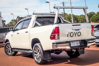 2017 Toyota Hilux GUN126R SR5 Double Cab Crystal Pearl 6 Speed Sports Automatic Utility.