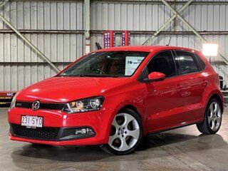 2012 Volkswagen Polo 6R MY12.5 GTI DSG Red 7 Speed Sports Automatic Dual Clutch Hatchback.