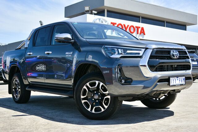 Pre-Owned Toyota Hilux GUN136R SR5 Double Cab 4x2 Hi-Rider Preston, 2023 Toyota Hilux GUN136R SR5 Double Cab 4x2 Hi-Rider Graphite 6 Speed Sports Automatic Utility