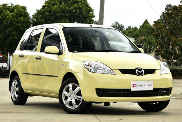Used Mazda 2 DY10Y2 Neo Toowoomba, 2006 Mazda 2 DY10Y2 Neo Yellow 5 Speed Manual Hatchback