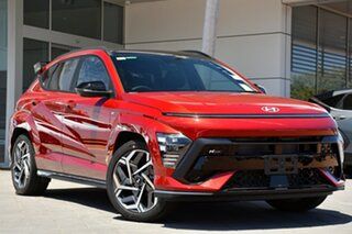 2023 Hyundai Kona SX2.V1 MY24 Premium 2WD N Line Ultimate Red 1 Speed Constant Variable Wagon.